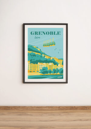 Affiche Grenoble Bastille